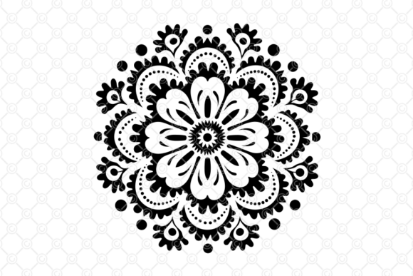 Download Indian Rangoli SVG, Decorative Art, 087 - Rangoli Collection