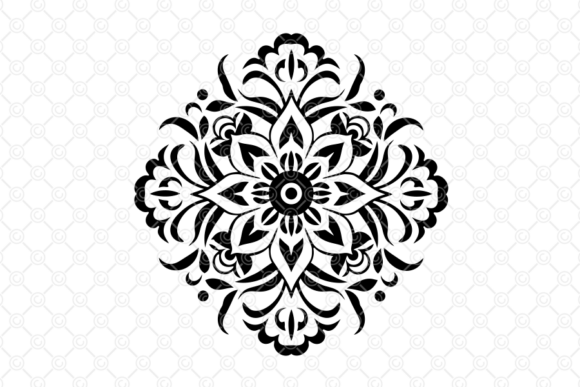Download Indian Rangoli SVG, Decorative Art, 084 - Rangoli Collection