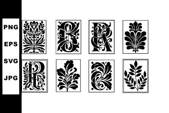 Download Vintage Ornamental Floral Designs with I - Ornamental floral designs Collection