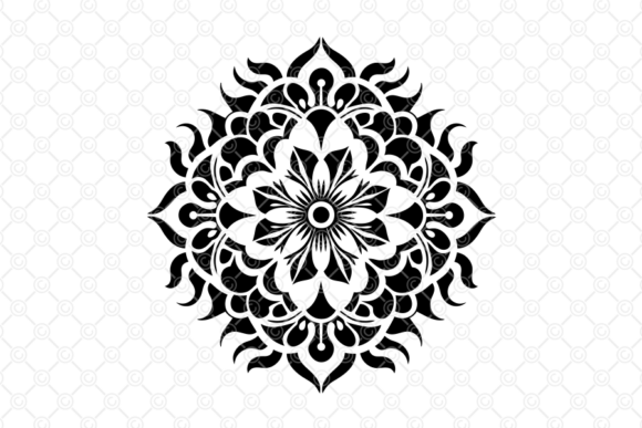 Download Indian Rangoli SVG, Decorative Art, 096 - Rangoli Collection