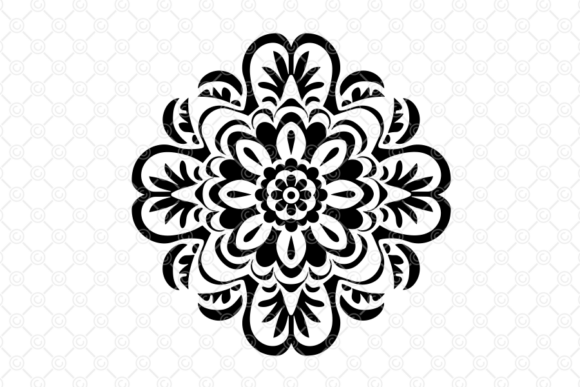 Download Indian Rangoli SVG, Decorative Art, 040 - Rangoli Collection