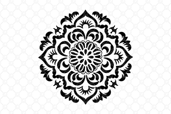 Download Indian Rangoli SVG, Decorative Art, 051 - Rangoli Collection