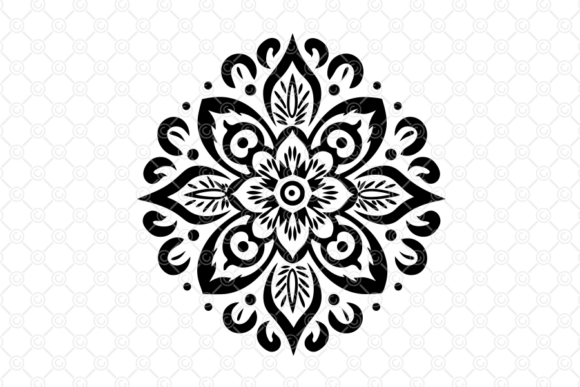 Download Indian Rangoli SVG, Decorative Art, 024 - Rangoli Collection