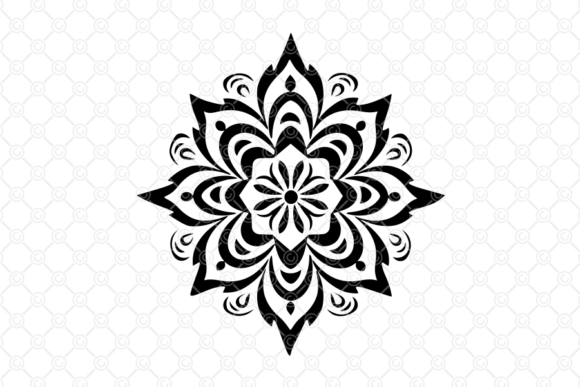 Download Indian Rangoli SVG, Decorative Art, 005 - Rangoli Collection
