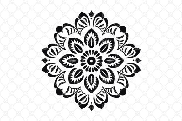 Download Indian Rangoli SVG, Decorative Art, 042 - Rangoli Collection